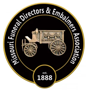 Logo for the Missouri Funeral Directors & Embalmers Association (MFDEA).