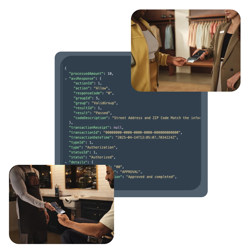 ARISE Tap to Pay on iPhone integration for software companies featuring secure API transaction data.